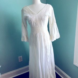 Gorgeous vintage boho maxi dress